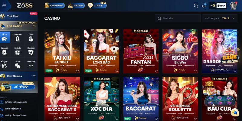 Casino Zo88 ứng dụng công nghệ bảo mật cao đảm bảo kết quả cược minh bạch
