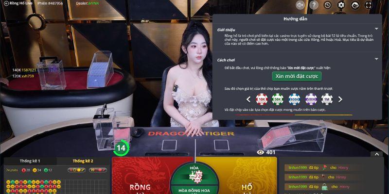 Hướng dẫn luật chơi Long Hổ online Zo88 chi tiết