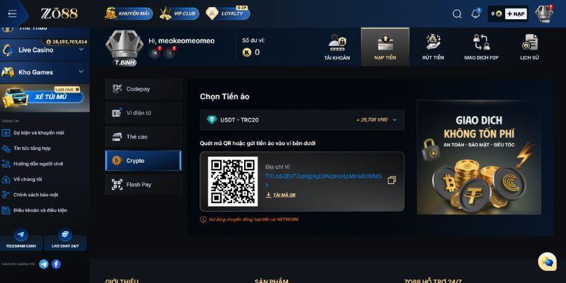 Hướng dẫn xử lý sự cố nạp tiền Zo88 nhanh gọn không gián đoạn trải nghiệm