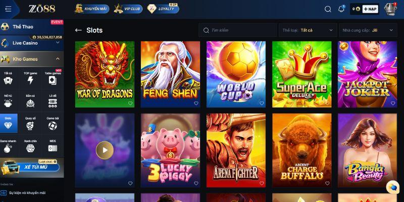 Khám phá các tựa game hot nhất sảnh nổ hũ JILI