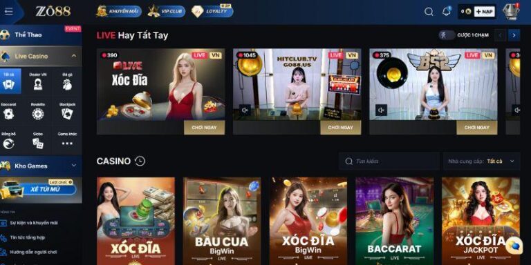 Live Casino Gameplay Interactive Zo88