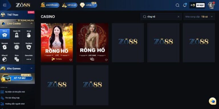 Long Hổ Online Zo88
