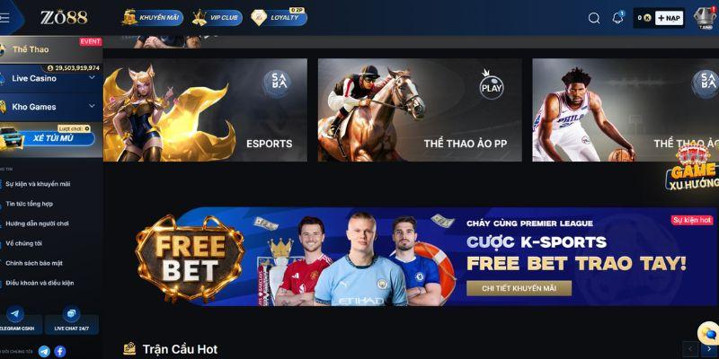 Ưu điểm nổi bật khiến cá cược bóng đá Zo88 dẫn đầu